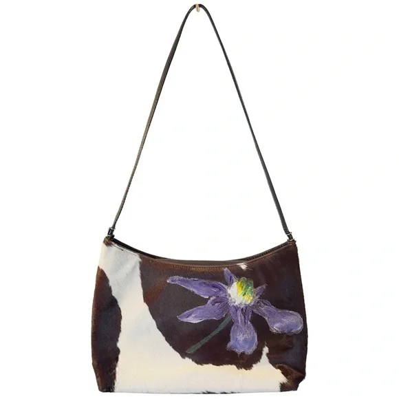 Versace Vintage Pony Hair Hand-Painted Purse NWOT 1999 - Picture 4 of 16